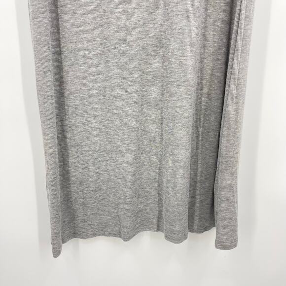 the line by K | NWT Maisie Dress Heather Grey Ribbed Modal Off Shoulder Maxi XL - Picture 12 of 15